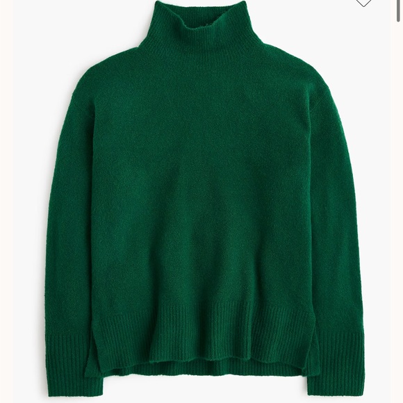 J. Crew Factory Sweaters - J. Crew Factory Mockneck sweater in extra-soft yarn